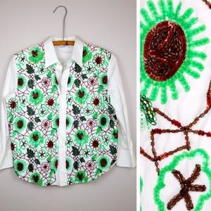 Vintage Sequined Dolce & Gabbana Blouse Top